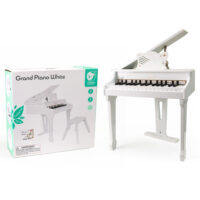 Classic World medinis pianinas su kėdute ir natomis