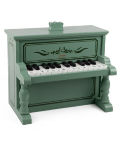 Classic World žalias medinis pianinas
