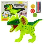 Dino projektorius su markeriais – 2in1 edukacinis piešimo ir šviesos žaislas