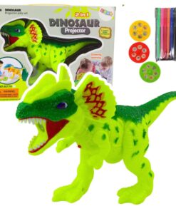 Dino projektorius su markeriais – 2in1 edukacinis piešimo ir šviesos žaislas
