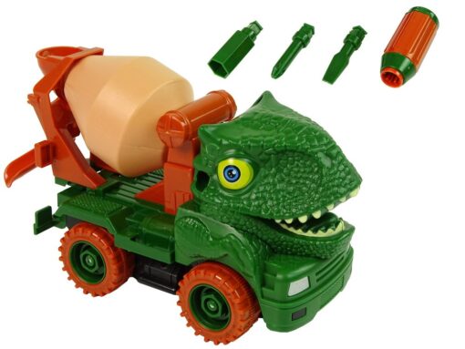 Dinozauras–betono maišytuvas su atsuktuvu
