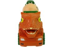 Dinozauras–betono maišytuvas su atsuktuvu – oranžinis