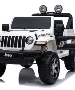 Elektrinis automobilis vaikams Jeep Wrangler Rubicon (baltas)