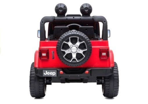 Elektrinis automobilis vaikams Jeep Wrangler Rubicon (raudonas)