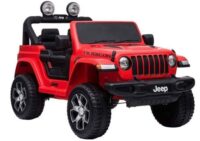 Elektrinis automobilis vaikams Jeep Wrangler Rubicon (raudonas)