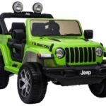 Elektrinis automobilis vaikams Jeep Wrangler Rubicon (žalias)