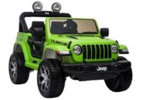 Elektrinis automobilis vaikams Jeep Wrangler Rubicon (žalias)