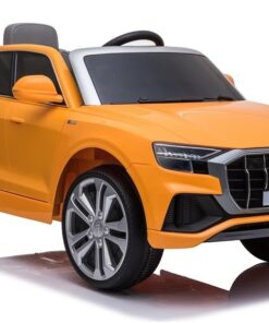 Elektrinis vaikiškas automobilis Audi Q8 – geltonas