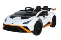 Elektrinis vaikiškas automobilis Lamborghini STO DRIFT Pilkas