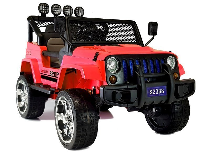 Elektriline laste maastur Jeep S2388 &ndash; punane
