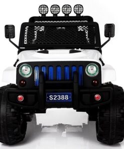Elektrinis visureigis vaikams Jeep S2388 – baltas