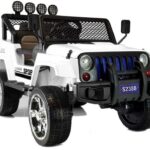 Elektrinis visureigis vaikams Jeep S2388 – baltas
