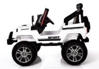 Elektrinis visureigis vaikams Jeep S2388 – baltas