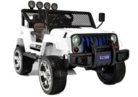 Elektrinis visureigis vaikams Jeep S2388 – baltas