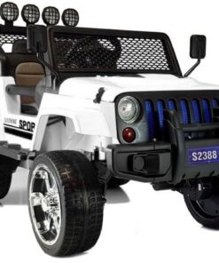 Elektrinis visureigis vaikams Jeep S2388 – baltas