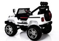 Elektrinis visureigis vaikams Jeep S2388 – baltas