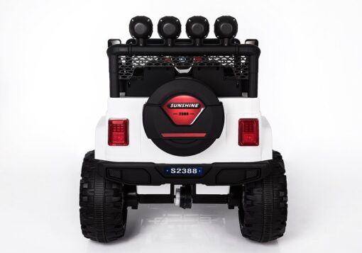 Elektrinis visureigis vaikams Jeep S2388 – baltas
