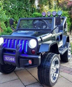 Elektrinis visureigis vaikams Jeep S2388 – juodas
