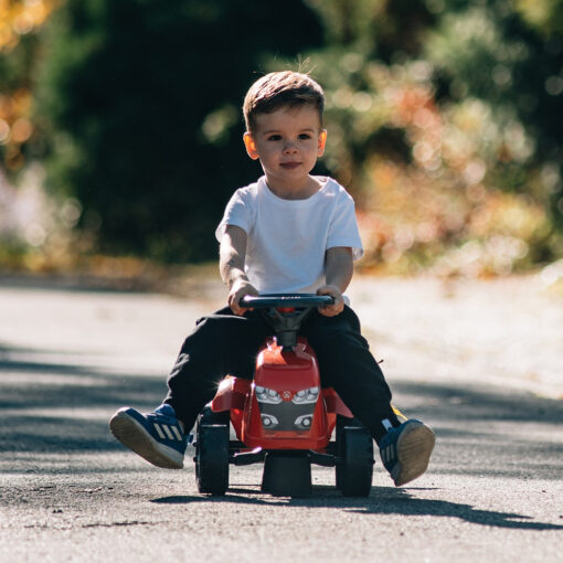 Falk Baby Massey Ferguson traktoriukas–stumdukas su priekaba