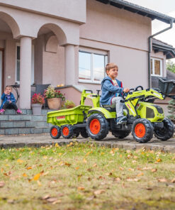 ekskavatoriumi ir maxi priekaba