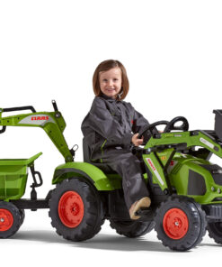 Falk Claas Axos 330 pedalinis traktorius su krautuvu