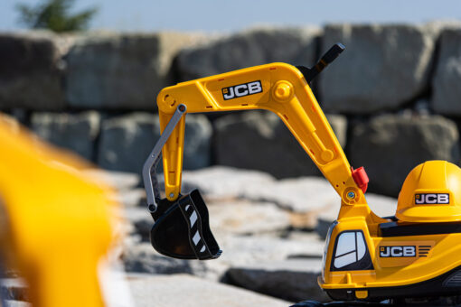 Falk JCB ekskavatorius–stumdukas su 360° strėle ir apsauginiu šalmu