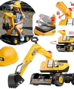 Falk JCB ekskavatorius–stumdukas su 360° strėle ir apsauginiu šalmu