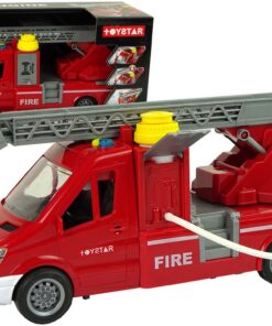 Gaisrinės automobilis su vandens purškimu