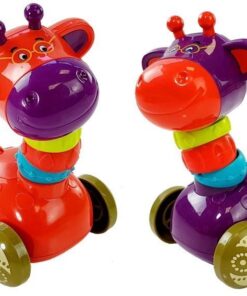 Gyvūnai ant ratukų – dramblys arba žirafa mažylių žaidimams