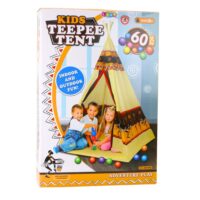 Indiško tipo TIPI palapinė su 60 kamuoliukų rinkiniu