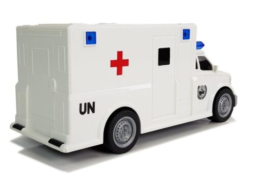 Interaktyvi greitosios pagalbos mašina Ambulance 1:20 su trinties pavara ir garsais