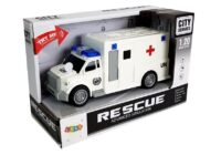Interaktyvi greitosios pagalbos mašina Ambulance 1:20 su trinties pavara ir garsais