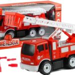 Išardomas gaisrinės automobilis Little Mechanic – su varžtais
