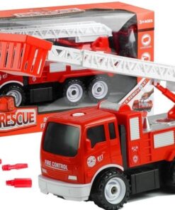 Išardomas gaisrinės automobilis Little Mechanic – su varžtais