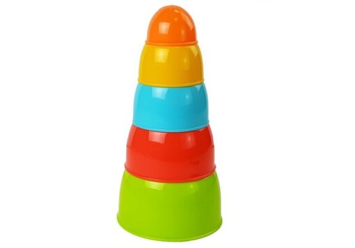 Kūdikių dubenėlių piramidė 5 vnt.