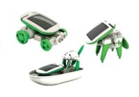 Kūrybinis saulės robotas 6in1 – ekologijos ir inžinerijos pažintis vaikams