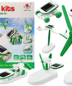 Kūrybinis saulės robotas 6in1 – ekologijos ir inžinerijos pažintis vaikams