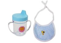 Lėlė kūdikis su mėlynais drabužėliais Doll Baby 45cm