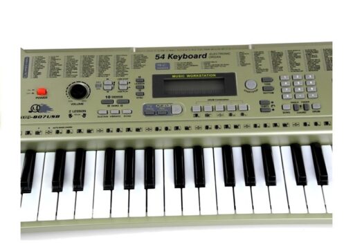 MQ807 muzikinis pianinas su mikrofonu