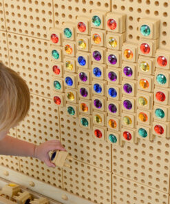 Masterkidz 72 vnt. deimanto formos kaladėlių rinkinys kūrybinėms ir STEM lentoms