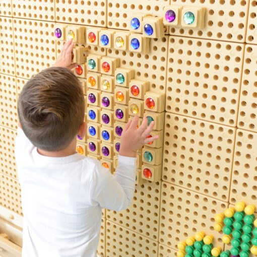 Masterkidz 72 vnt. deimanto formos kaladėlių rinkinys kūrybinėms ir STEM lentoms