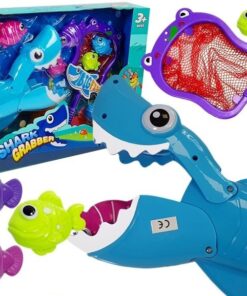Maudynių žaidimas „Ryklys – žuvyčių medžiotojas“ su tinkliuku