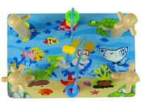 Puidust sorteerija "Sea World" klotside ja lab&uuml;rindi abil - 28-osaline hariduslik komplekt