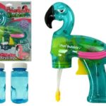 Muilo burbulų pistoletas Flamingas – mėlynas