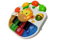 Muzikinis pianinas su beždžionėle