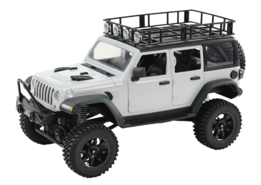 Nuotoliniu būdu valdomas RC visureigis 4×4 Pilkas