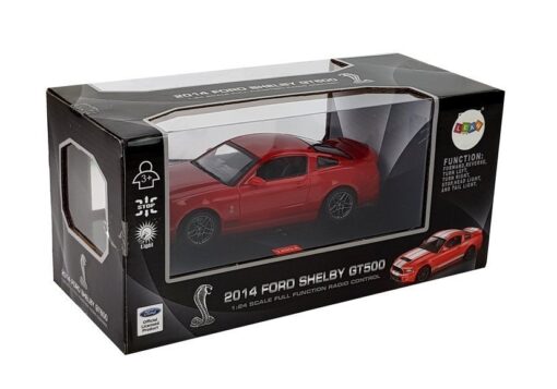 Nuotoliniu būdu valdomas automobilis Ford Shelby raudonas