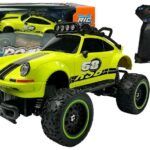 Nuotoliniu būdu valdomas bekelės automobilis Off-road R/C Beetle – žalias