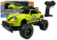 Nuotoliniu būdu valdomas bekelės automobilis Off-road R/C Beetle – žalias