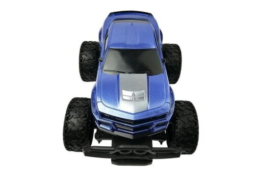 Nuotoliniu būdu valdomas bekelės automobilis Off-road R/C Blue High Wheels – mėlynas
